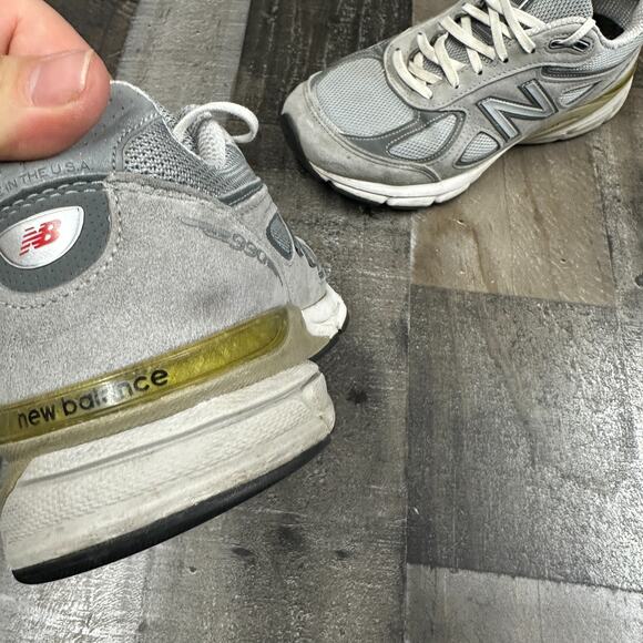 Womens New Balance 990v4 Made in USA Gray Running Shoes W990GL4, Size US 9 - Picture 15 of 16